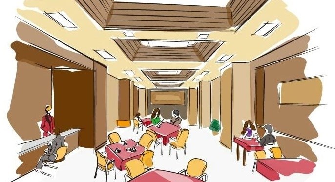 【工裝】餐廳這樣設計，這才叫"秀色可餐"！